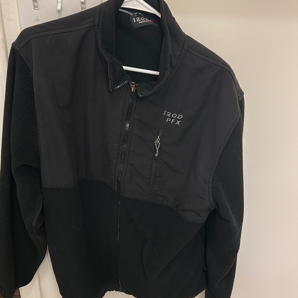 vintage izod performx zip up